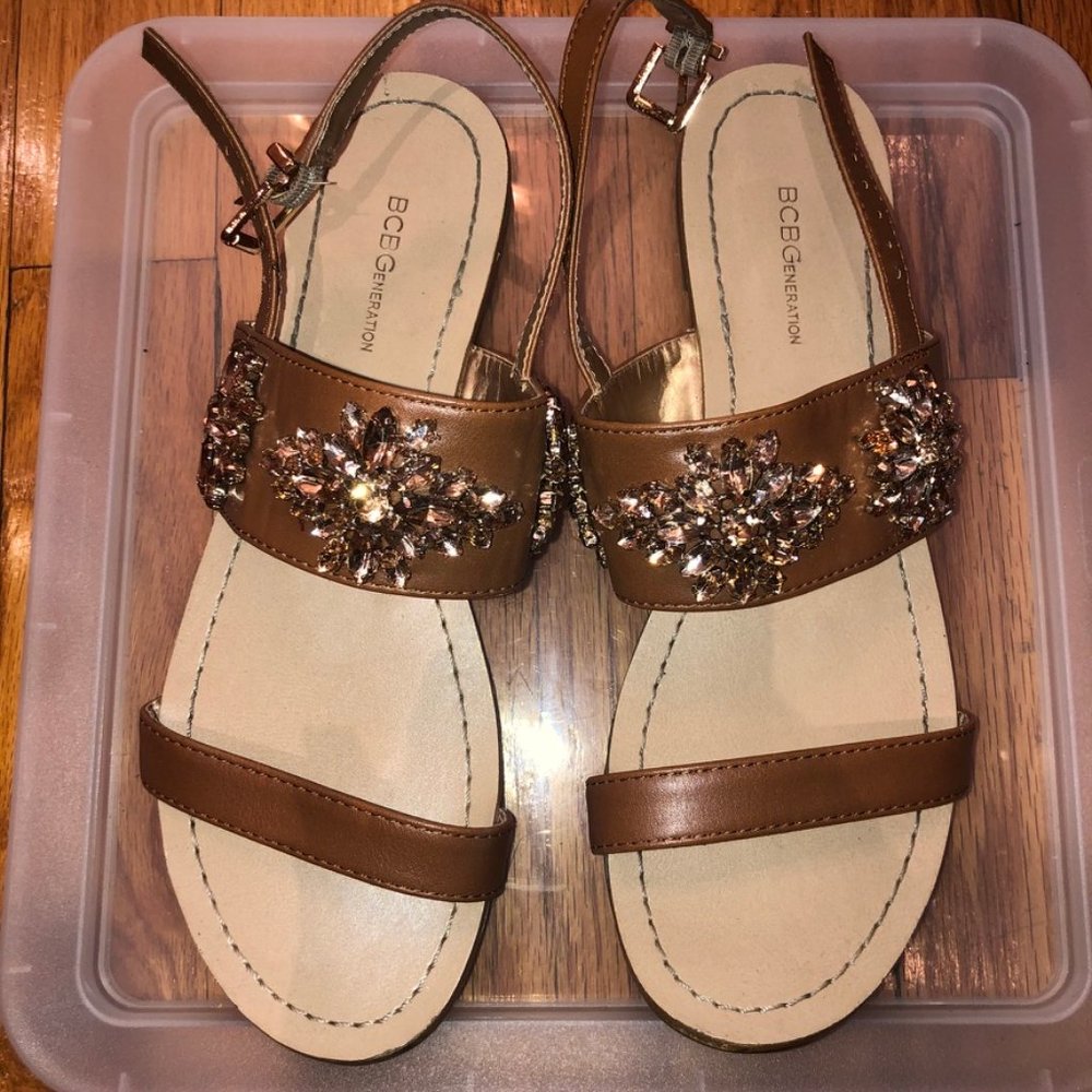 BCBGeneration Tan Sandals Size 7